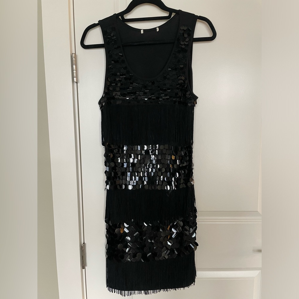 Fun party dress with tassels